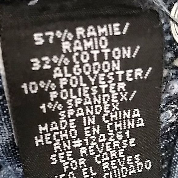 Fragile Jean Capri's.  Size 17 - Picture 9 of 9